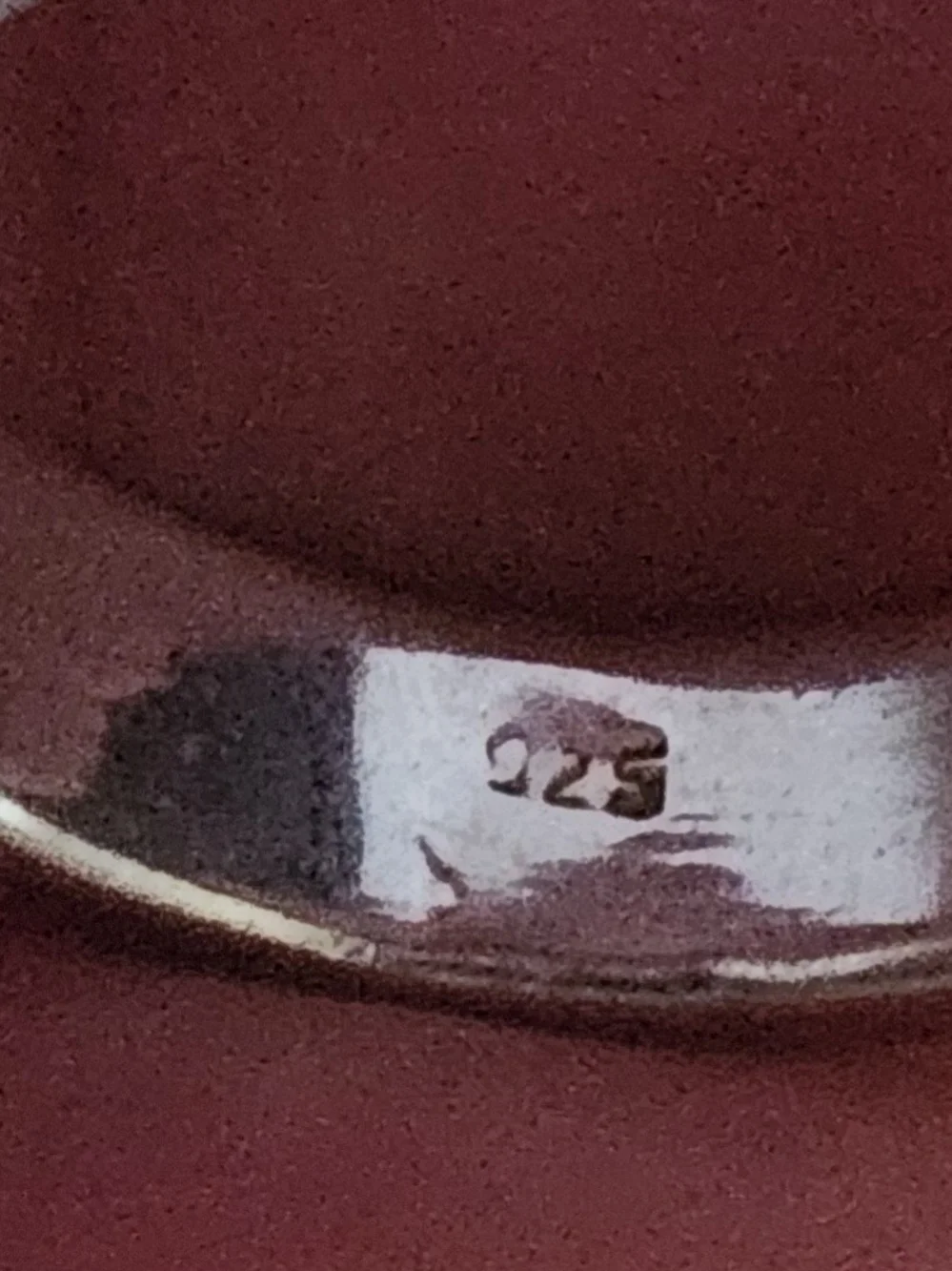 925 Sterling Silver Vintage Mexico Gender Symbols Band Ring Size 6. 25
